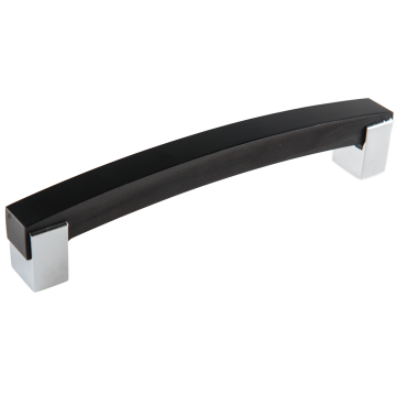 Maner AA686 160 mm, negru/aluminiu mat