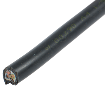 Cablu electric CYY-F, 4 x 10 mm², izolatie PVC, negru, cupru