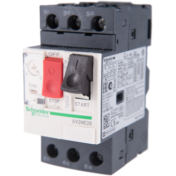 Intrerupator automat motor TeSys GV2 ,3P, Schneider GV2ME20AP, 13-18A