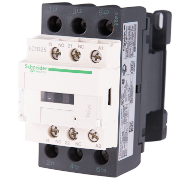 Contactor TeSys D, Schneider LC1D25P5, 3P 25A, AC-440V - aux 1NO+1NC - 230V