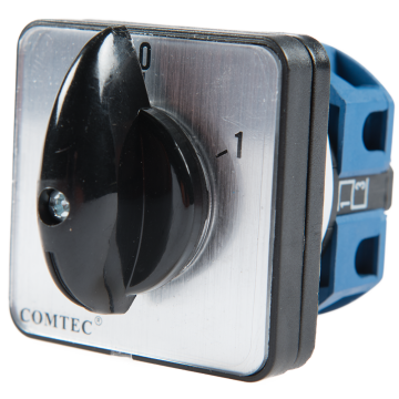 Comutator cu came, Comtec MF0002-11330, 3P, pozitie 0-1, 25A