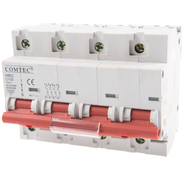 Intrerupator automat HBC 10 kA MCB, Comtec 3P+N, 100A