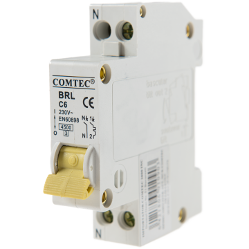 Intrerupator automat BRL 6kA MCB, Comtec 1P+N, 6A