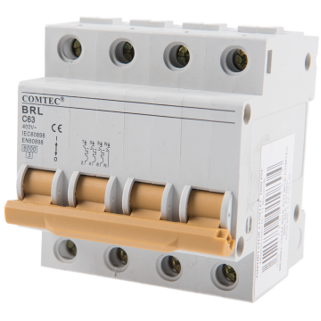 Intrerupator automat BRL 6kA MCB, Comtec 3P+N, 63A