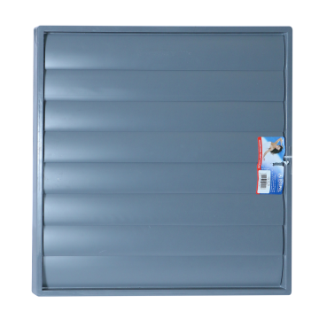Grila ventilatie cu jaluzele automate Dospel RKZ450, rectangulara, gri,460 mm