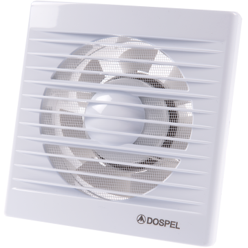 Ventilator axial cu temporizator Styl 120WC, Dospel, D 120 mm, 17W, alb