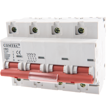 Intrerupator automat HBC 10 kA MCB, Comtec 3P+N, 125A