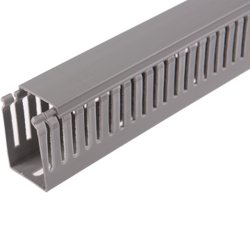 Canal slitat pentru cabluri, 40 x 60 mm, 2 m gri