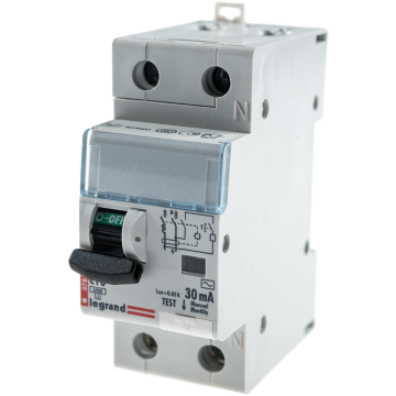 Disjunctor diferential DX3 6000 10kA Legrand 411002, P+N, 16A 30mA