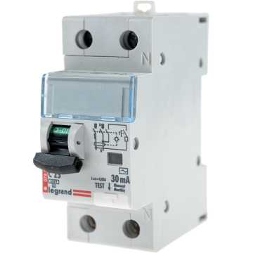 Disjunctor diferential DX3 6000 10kA Legrand 411004, P+N, 25A 30mA