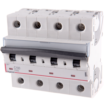 Disjunctor DX3 10000 Legrand 408704, 4P, 100A