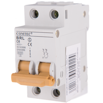Intrerupator automat BRL 6kA MCB, Comtec 2P, 6A