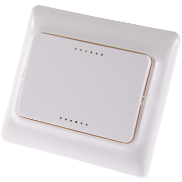 Intrerupator simplu cu LED Kaptika Legrand 782101, alb