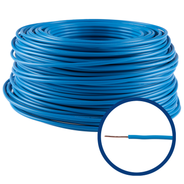 Cablu electric FY/ H07V-U 1,5 mm albastru