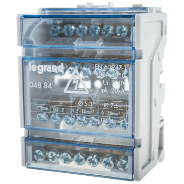 Repartitor modular Legrand 004884, 4P, 100 A