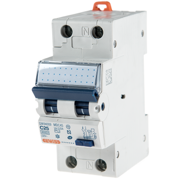 Intrerupator automat diferential GW94009, 1P+N, 25A, 30mA Gewiss