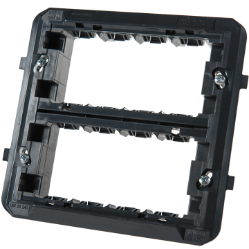 Placa suport 8 (4+4) module System/System Virna, Gewiss GW24240
