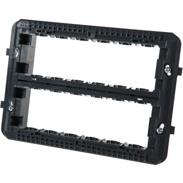 Placa suport 12 (6+6) module System/System Virna, Gewiss GW24241