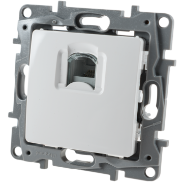 Priza telefon RJ11 Niloe, Legrand 764569, alb