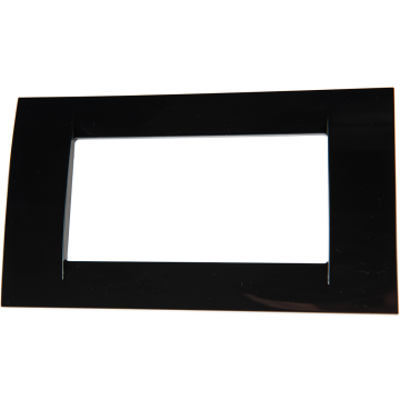Rama decor 4 module System Virna, Gewiss GW22114, negru
