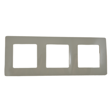 Rama decor 3 module Niloe, Legrand 665033, argila