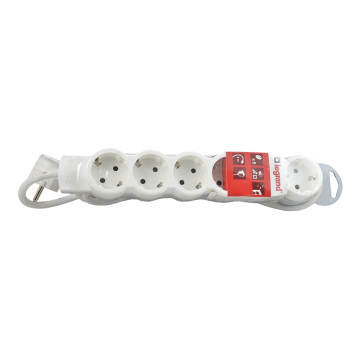 Bloc multipriza 6x2P+T Legrand 695017, 3 metri alb