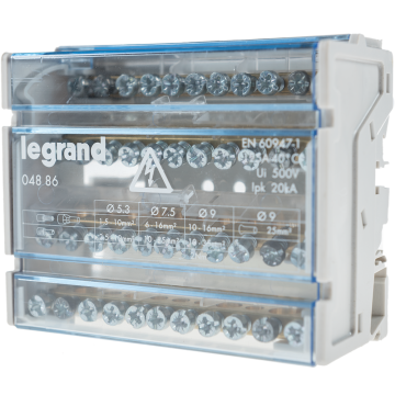 Repartitor modular Legrand 004886, 4P, 125 A