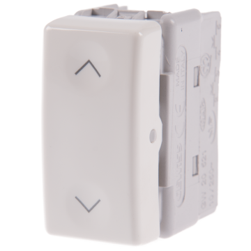 Buton cu revenire System, Gewiss GW20521, 1M, alb