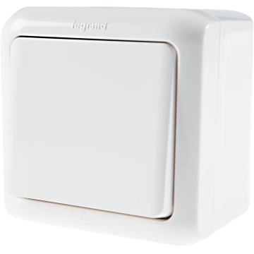 Intrerupator cap scara Forix Legrand 782363, montaj aparent IP44 alb