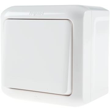Intrerupator cruce Forix Legrand 782365, montaj aparent IP44 alb