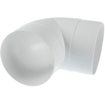 Cot teava PVC Dospel, D/KO 100 mm, 90 grade, alb