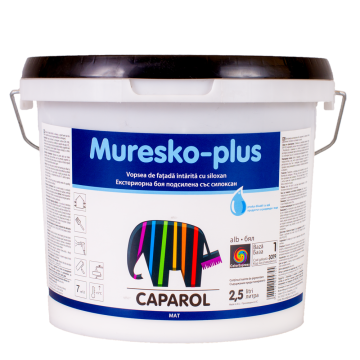 Vopsea lavabila exterior Capamix Muresko, Baza1, 2.5 l