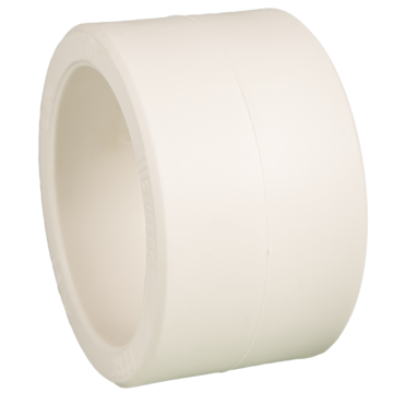 Mufa PPR 110 mm Vesbo, filet interior, alb