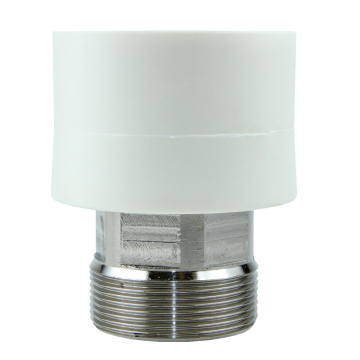 Mufa PPR 63 mm Vesbo, 2, filet exterior, alb