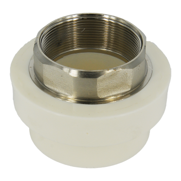 Mufa PPR 75 mm Vesbo, 2 1/2, filet interior, alb