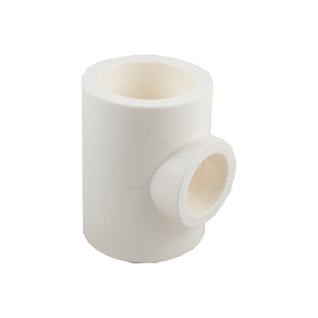 Teu redus PPR 75 mm Vesbo, 50 x 75 mm, filet interior, alb