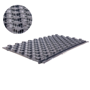 Placa cu nuturi Purmo Nopjjet ND20 EPS200, 20 mm, negru, 7.5 mp/pachet