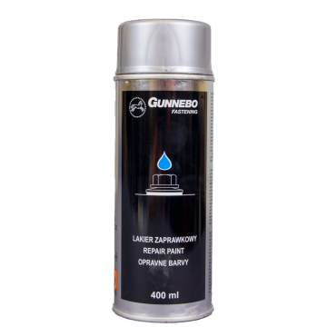 Vopsea spray pentru reparatii Gunnebo, maro RAL 8017, interior/exterior, 400 ml
