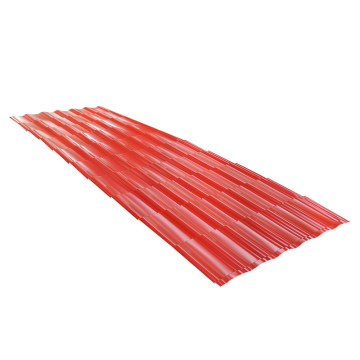 Tigla metalica Durako Riva, rosu, RAL 3011, lucios, grosime 0,45 mm, 2,845 x 1,180 m