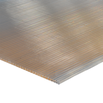 Policarbonat celular Carboplak, transparent, 6 m x 2,1 m, grosime 6 mm