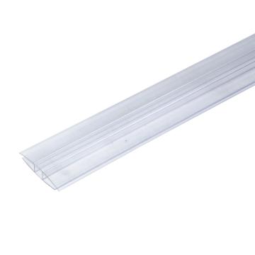 Profil H policarbonat transparent, grosime 10 mm, L= 6 m