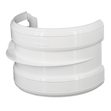 Imbinare jgheab PVC Regenau, 125 mm, alb