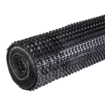 Membrana cu crampoane protectie fundatie, Drain 400 g/mp, 2 x 20 m