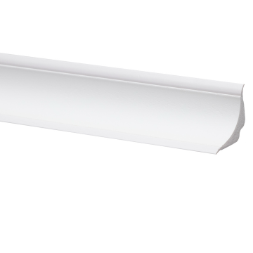 Profil de scafa pentru cada cu margine flexibila 101, Set Prod, PVC, alb, 2,5 m