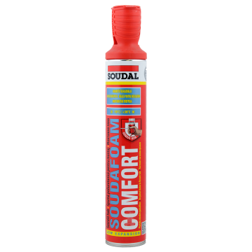 Spuma poliuretanica pentru montaj Confort Genius, aplicare cu pistol, Soudal, 750 ml