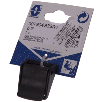 Clema blocare chinga, metal,, negru, 25 mm