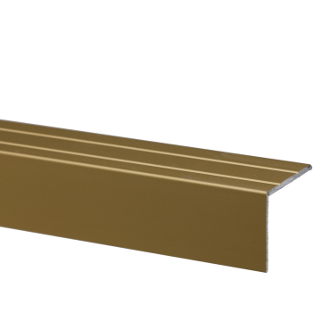Profil pentru treapta cu surub S45, Set Prod, 25 mm, auriu, 1 m