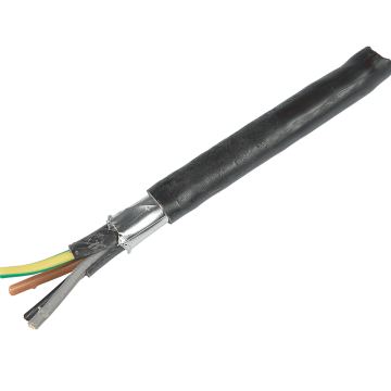 Cablu electric C2XABY (CYABY), 4 x 6 mm², izolatie PVC, negru, cupru
