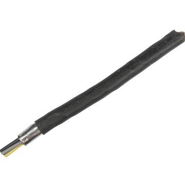 Cablu electric C2XABY (CYABY) 5 x 2,5 mm², izolatie PVC, negru, cupru
