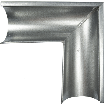 Coltar exterior, metalic, 125 mm, zincat